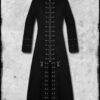 Black Hellraiser Goth Punk PinHead Vampire Jacket Trench Coat