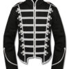 Silver Black Mens Military Drummer Jacket New Style