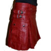 Leather Gladiator kilt Scottish Warrior kilt Pleated Style