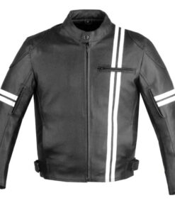 Biker Leather Jacket with Armors