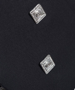 Prince Charlie Jacket with 3 Button Vest Black (2)